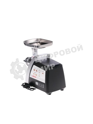 Мясорубка электрическая Bosch MFW68640 черный, 2200 Вт, 4.3 кг/мин, реверс, металлический лоток, насадки - 8
