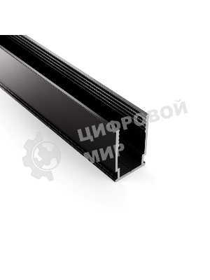 Профиль алюминиевый анодированный для гибкого неона Neon-night 8х16мм, 2м, черный