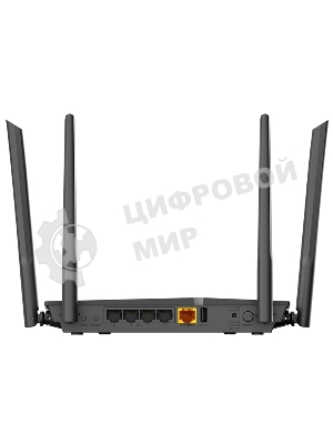Роутер D-Link DIR-1260/RU/R1A, Wireless AC1200 2x2 MU-MIMO Dual-band Gigabit Router with 1 10/100/1000Base-T WAN port, 4 10/100/1000Base-T LAN ports and 1 USB port.802.11b/g/n/ac compatible, up to 300 Mbps