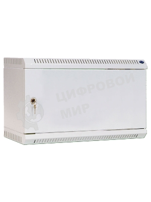 Шкаф настенный ЦМО ШРН-Э-9.500.1 9U 600x520 мм пер. дв. стал. лист несъемные бок. пан. серый