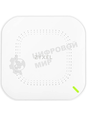 Гибридная точка доступа Zyxel NebulaFlex NWA50AX, WiFi 6, 802.11a/b/g/n/ac/ax (2,4 и 5 ГГц), MU-MIMO, антенны 2x2, до 575+1200 Мбит/с, 1xLAN GE, PoE, без поддержки Captive portal и WPA-Enterprise, защ