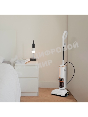 Пылесос паровой Kitfort КТ-5157-2 1000Вт белый/оранжевый