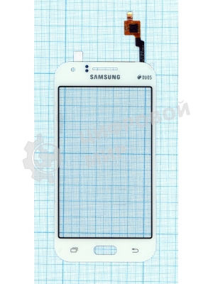Сенсорное стекло (тачскрин) для Samsung Galaxy J1 SM-J100, белое