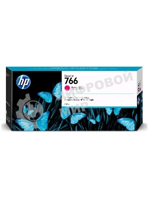 Картридж струйный HP 766 пурпурный для HP DesignJet XL 3600 MFP, 300 мл