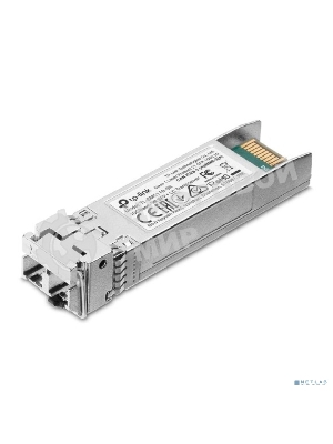 Трансивер TP-Link 10G SFP+ Module, LC connector, 50/125um or 62.5/125um Multi-mode, 850nm wavelength, distance up to 300m.
