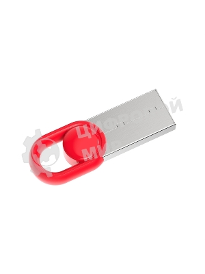 Флешка USB Netac UM2 (NT03UM2N-064G-32RE), 64Gb, USB 3.0, R/W 130/50, серебристый/красный