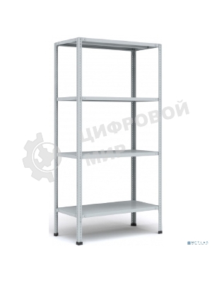 Стеллаж MS 200KD/100x40/4 (Размеры внешние (ВхШхГ) 2000х1000х400 мм, 4 полки, с разборной стойкой) S24099244402