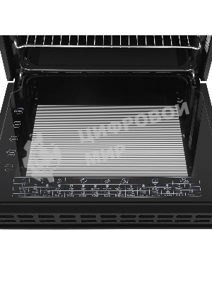 Шкаф духовой электрический Maunfeld AEOD60103G1, 60л, дверца с 3 стеклами, графит