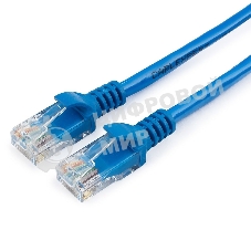 Патч-корд UTP Cablexpert PP12-10M/B cat.5e, 10м, литой, многожильный, синий