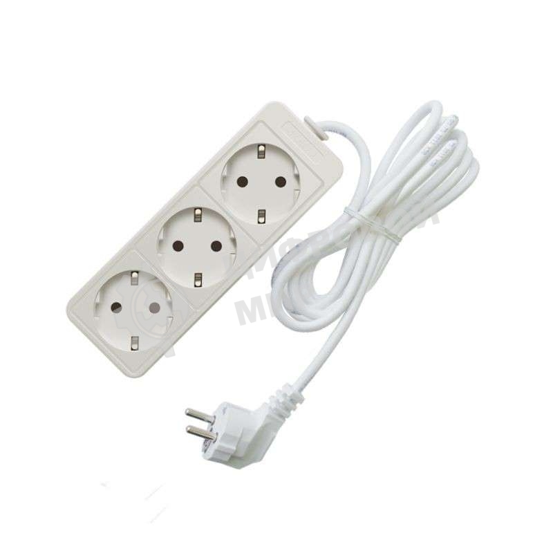 Удлинитель быт. ТМ Союз 3500 Вт 3 гн. ПВС 5 м 481S-6305