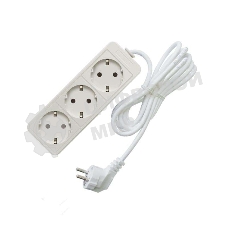 Удлинитель быт. ТМ Союз 3500 Вт 3 гн. ПВС 5 м 481S-6305