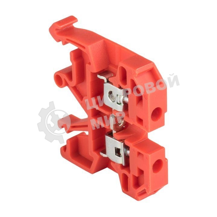 Колодка клеммная JXB-2.5/35 (25а) крас. EKF plc-jxb-2.5/35r