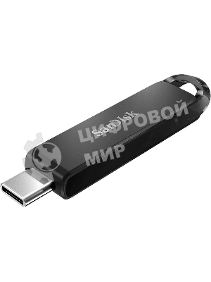Флешка USB Sandisk CZ460 Ultra (SDCZ460-128G-G46), 128Gb, USB Type-C, R/W 150/30, черный