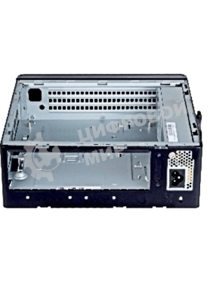 Компьютерный корпус Powerman EQ101BK slim ATX 200W Black 6117857 (8см Fan, 2* USB 3.0, Audio, PM-200ATX-PRO APFC)