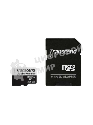Флеш карта Transcend 128Gb UHS-I U3 мicroSD w/ adapter A2 Ultra Performance R/W:160/125 Mb/s