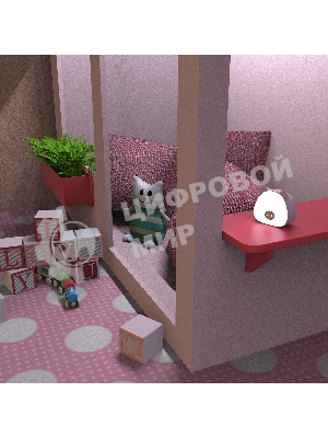 Ночник Gauss NN7034 поросенок розовый