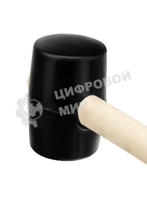 Киянка Sparta резиновая 450 г черная резина деревянная рукоятка