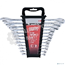 Набор комбинированных ключей Matrix (6-22 мм) 12 шт.