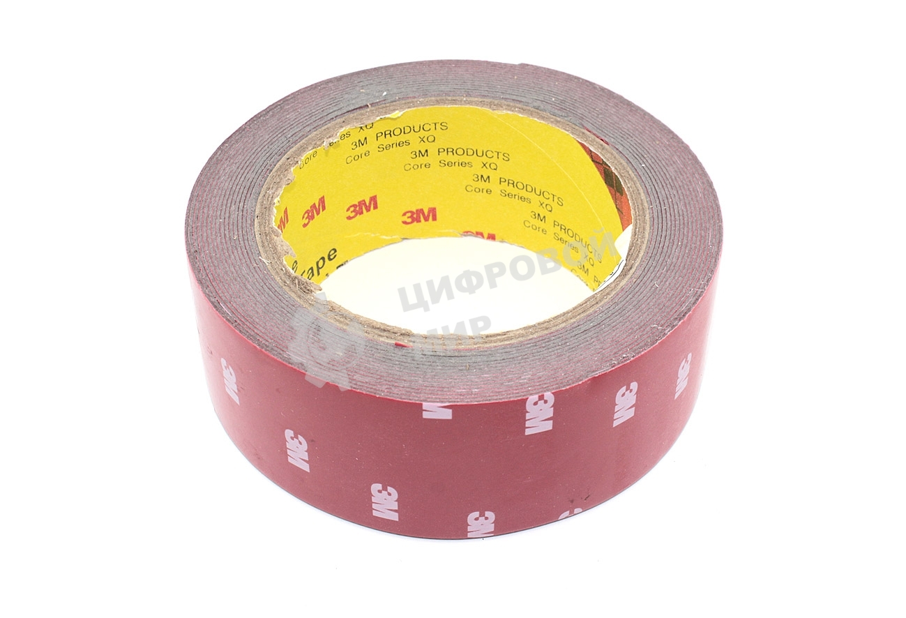 Скотч двусторонний вспененный 3M VHB 40 мм, 5 м, тянущийся