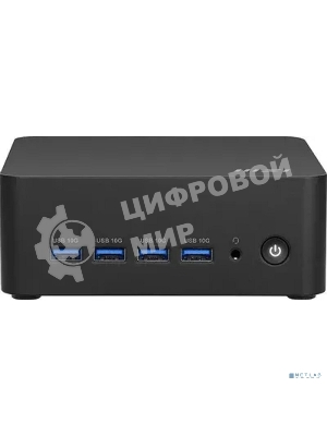 Мини ПК MSI Cubi Z AI 8M-008XRU Ryzen 5 8645HS (4.3) 16Gb SSD 512Gb 760M без ОС WiFi BT 120W (9S6-B03231-019)