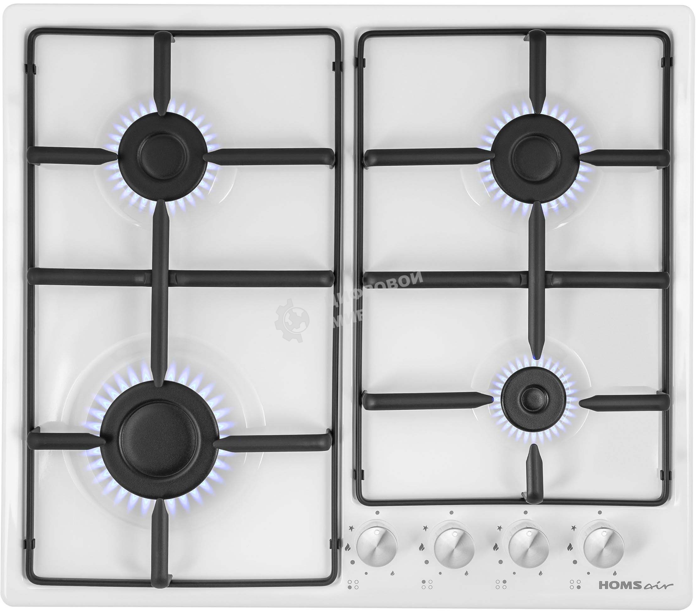 Газовая варочная панель HOMSair HGE643WH