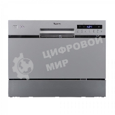 Посудомоечная машина Бирюса DWC-506/7 M, металл, 55 см, 6 компл., 49 дБ, класс A+