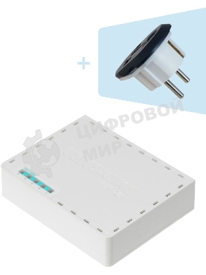 Роутер MikroTik RB750Gr3 hEX (RouterOS L4) with power supply and case 5 port 10/100/1000 гигабитный высокопроизводительный Ethernet