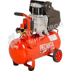 Компрессор поршневой Ресанта КП-24/230М масляный 230л/мин 24л 1600Вт красный/черный