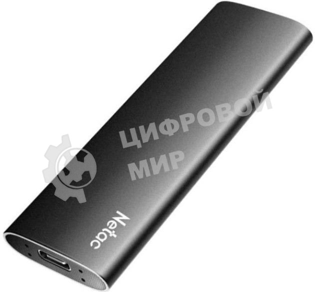 Внешний SSD Netac Z SLIM, 1TB, USB 3.2 Gen 2 Type-C, R/W 550/480, черный