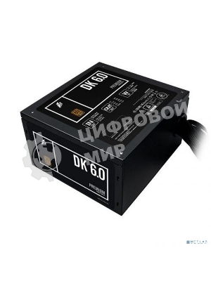 Блок питания 1STPLAYER DK PREMIUM PS-600AX, 600Вт, 80 PLUS Bronze, 120мм, черный