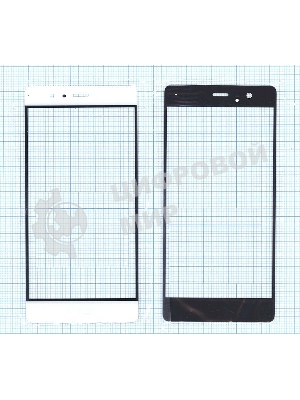 Стекло для Huawei P9 белое