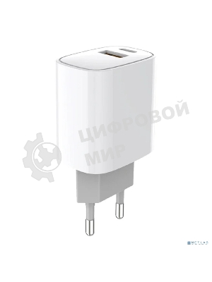 Сетевое зарядное устройство Rexant с двумя портами USB-A + USB-C, 20 Вт