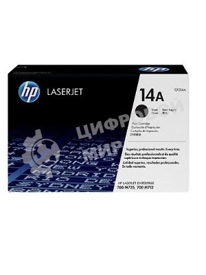 Картридж лазерный HP CF214A черный LaserJet 700 MFP M712 (10 000 стр.)