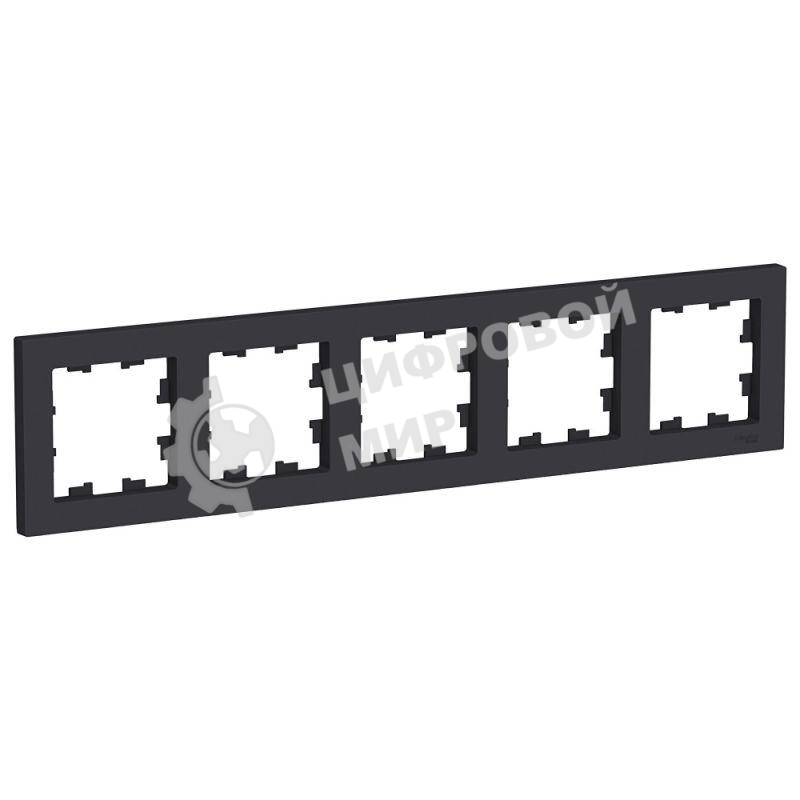 Рамка 5-м ATLAS DESIGN универс. карбон SchE ATN001005