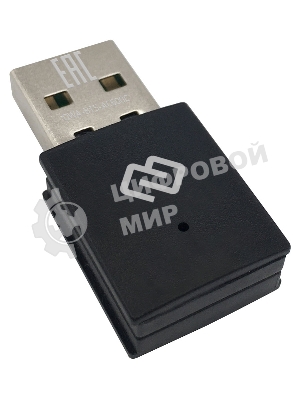Сетевой адаптер WiFi + Bluetooth Digma DWA-BT5-AC600C AC600 USB 2.0 (ант.внутр.) 1ант. (упак.:1шт)