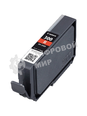 Картридж струйный Canon PFI-300 R EUR/OCN красный (920 стр.) для Canon imagePROGRAF PRO-300