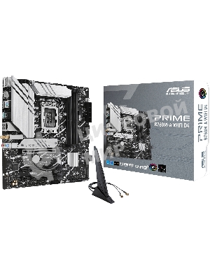 Материнская плата ASUS PRIME B760M-A WIFI D4, LGA 1700, Intel B760, 4xDDR4, 4xSATA, 2xM.2, 1xPCIe 4.0 x16, 1xPCIe 4.0 x4, 1xPCIe 4.0 x1, 2xHDMI, 1xDP, 1x 2.5Gb LAN, 2xUSB-A 3.2 Gen 2, 4xUSB-A 2.0, 3x3.5 мм, 7.1, mATX