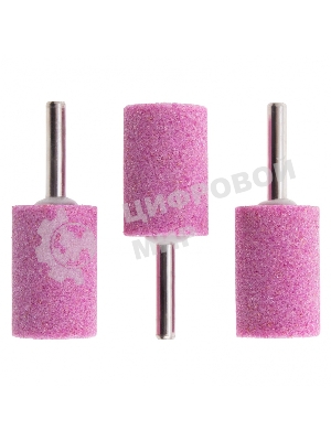 Шарошка абразивная Matrix, цилиндр удлин., 25 x 38 мм, хвостовик 6 мм, F46, 3шт.