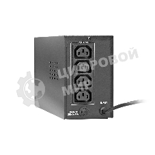 Источник бесперебойного питания ExeGate Power Back BNB-400.LED.AVR.4C13 <400VA/240W, LED, AVR, 4*C13, металлический корпус, Black>