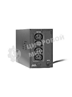 Источник бесперебойного питания ExeGate Power Back BNB-400.LED.AVR.4C13 <400VA/240W, LED, AVR, 4*C13, металлический корпус, Black>