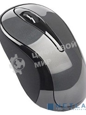 Мышь беспроводная A4Tech G3-280A серый/черный, 1200 dpi, радиоканал, USB, кнопки - 3