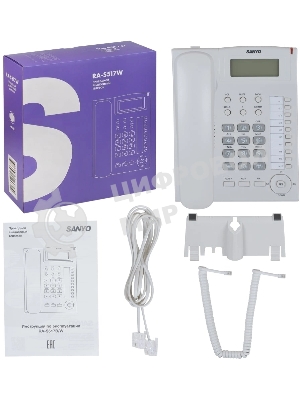 Телефон проводной SANYO RA-S517W белый