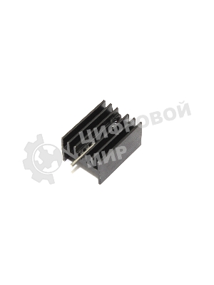 Аллюминиевый радиатор TO-220 Mosfet, 20x15x10 мм, 1Pin
