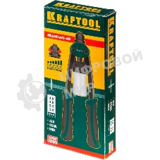 Заклепочник KRAFTOOL 31161двуручный для заклепок из al стали нерж стали d=2.4/3.2/4.0/4.8мм