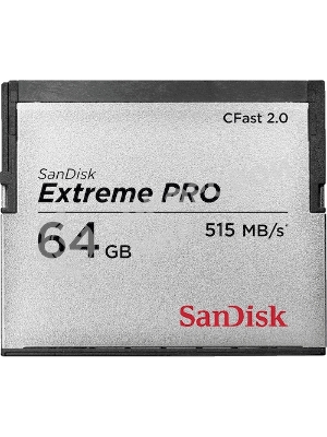 Флеш карта CFAST2.0 64GB SanDisk Extreme Pro 525Mb/s