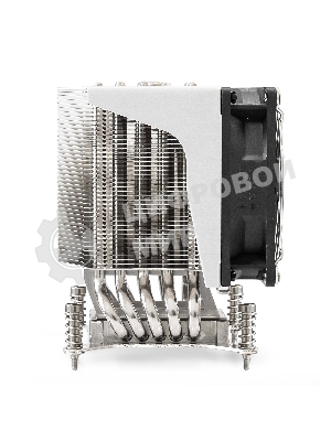 Кулер для процессора ExeGate ESNK-P0051AP4.PWM.4U.115x.Cu серебристый, 92 мм, алюминий/медь, 3800 об/мин, 44 дБ, 4 pin, 165 Вт, 125.8 мм