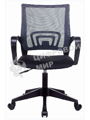 Кресло Бюрократ CH 696 серый TW-04 сиденье черный TW-11 сетка/ткань крестов. пластик