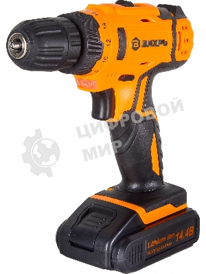 Дрель-шуруповерт Вихрь ДА-14Л-2KА, 14,4 В, 2 Ач, 30 Нм, щеточный