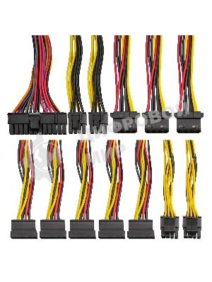 Блок питания ExeGate 850NPX (EX292244RUS-PC), 850W, (ATX, PC, 12cm fan, 24pin, 2x(4+4)pin, 2xPCI-E, 5xSATA, 3xIDE, черный, кабель 220V в комплекте 1,8м)
