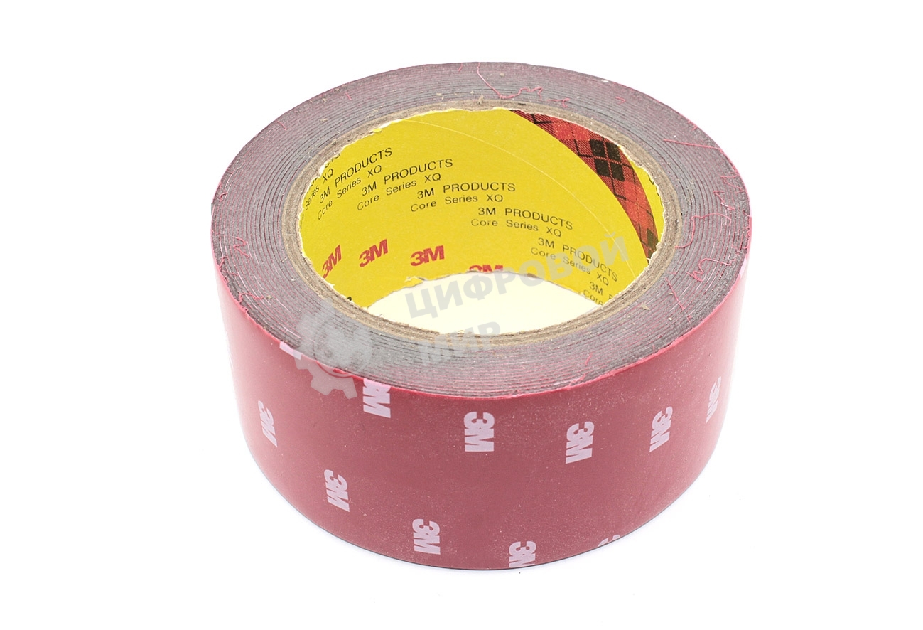 Скотч двусторонний вспененный 3M VHB 50 мм, 5 м, тянущийся